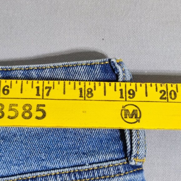 Buffalo jeans women's size 16 denim blue colour Della High rise Wide leg jean - Picture 10 of 14